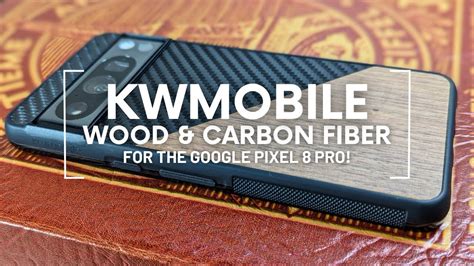 kwmobile|KWMobile Wood & Carbon Fiber Case for the Google Pixel 8 Pro。